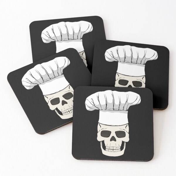 Item preview, Funny and Spooky Chef Skull Cook Pirate Flag Jolly Roger designed and sold by Jaudaux Designs.
