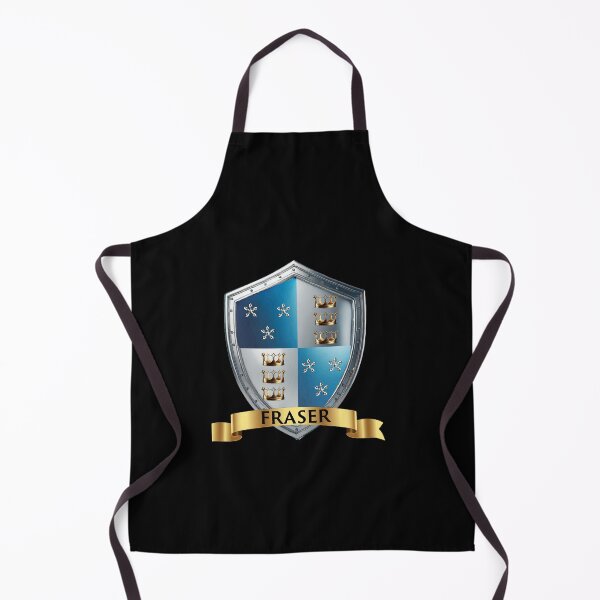 Item preview, Fraser Crest Emblem Shield of Stars with Name Banner Bold designed and sold by Highlandkings.