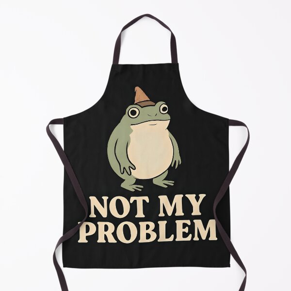 Item preview, Funny Frog Meme – Not My Problem Mood designed and sold by Amr Siam.