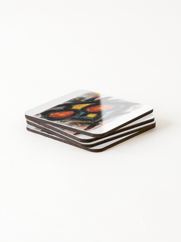 Thumbnail 4 of 5, Coasters (Set of 4), Abstract expressionism designed and sold by Jasonterhune01.