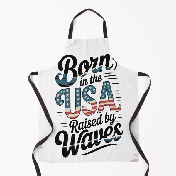 Item preview, Born in the USA, Raised by Waves designed and sold by Thompika.