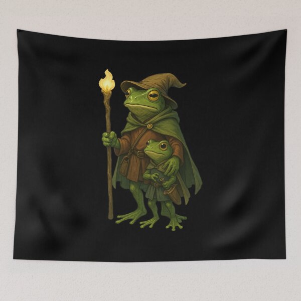 Item preview, Adventurous Frog Family Journey designed and sold by ATOTI.