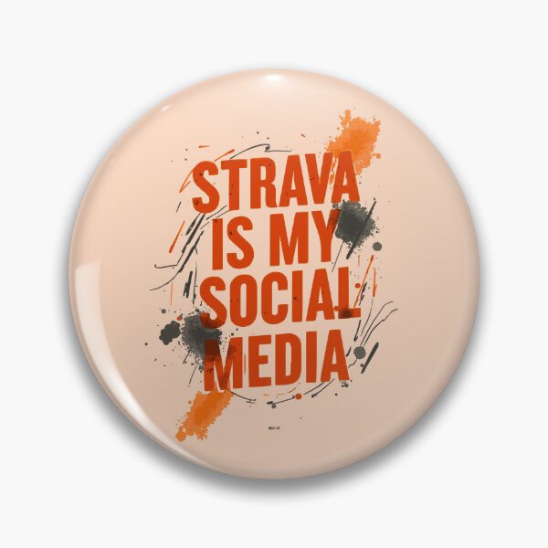 Item preview, Strava Is My Social Media – Bold, Minimalist Design for Fitness Enthusiasts | Motivational designed and sold by BMLprint ⭐⭐⭐⭐⭐.