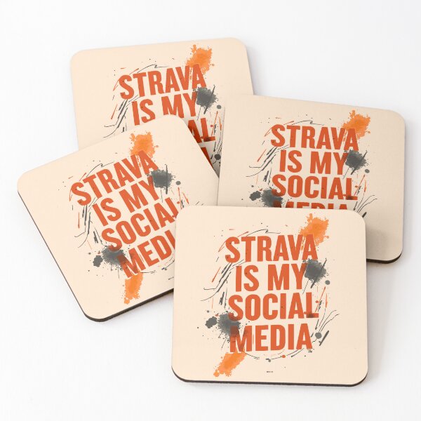 Item preview, Strava Is My Social Media – Bold, Minimalist Design for Fitness Enthusiasts | Motivational designed and sold by BMLprint ⭐⭐⭐⭐⭐.