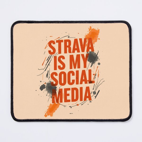 Item preview, Strava Is My Social Media – Bold, Minimalist Design for Fitness Enthusiasts | Motivational designed and sold by BMLprint ⭐⭐⭐⭐⭐.