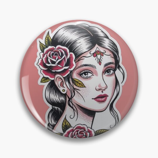 Item preview, A female image in the neotraditional style designed and sold by Lilashakti ⭐️ ⭐️ ⭐️ ⭐️ ⭐️.