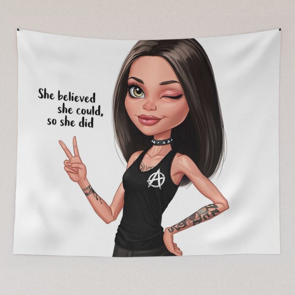 Item preview, She believed she could, so she did designed and sold by Vintage Designs +.