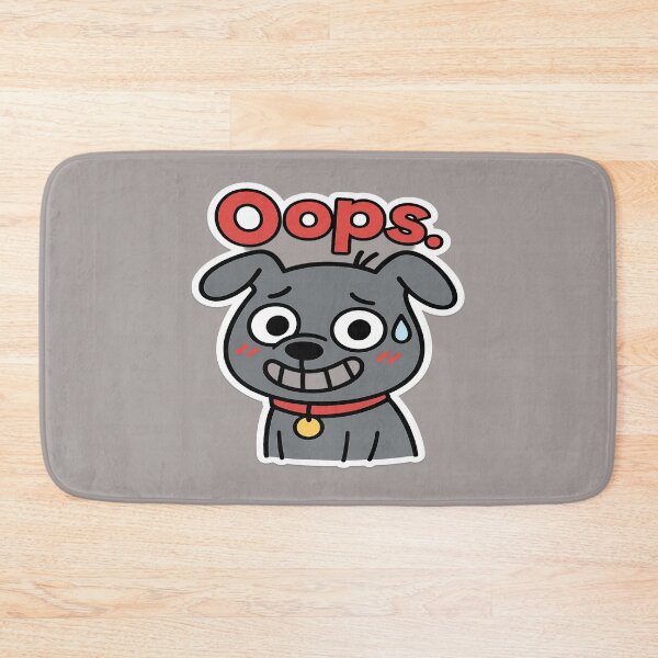 Item preview, Oops Dog_smile first regret later designed and sold by Studiokif.