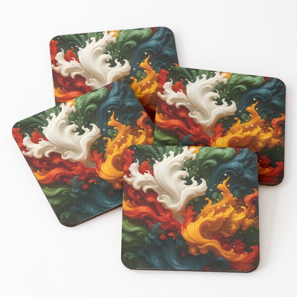 Item preview, Colorful Liquid Swirls designed and sold by Kaleidoscope Print.