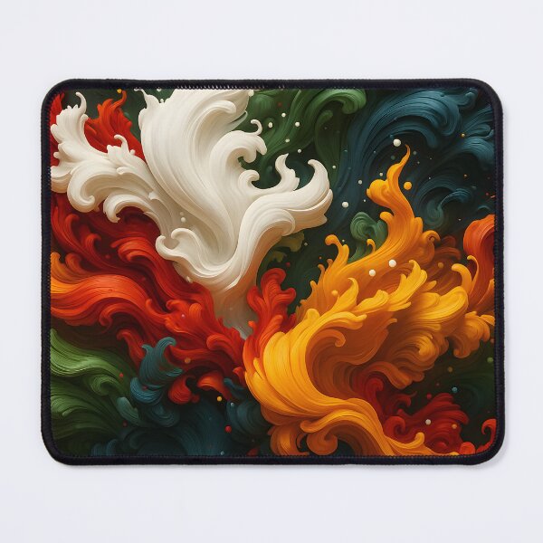 Item preview, Colorful Liquid Swirls designed and sold by Kaleidoscope Print.