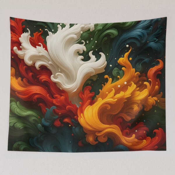 Item preview, Colorful Liquid Swirls designed and sold by Kaleidoscope Print.