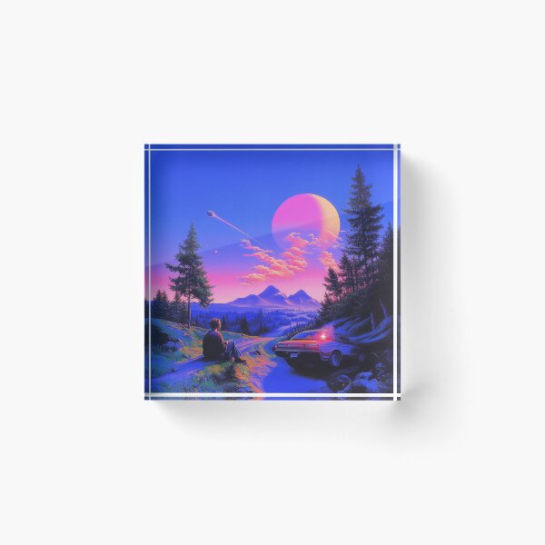 Item preview, Surreal Lofi Landscape designed and sold by V-Fantasy.