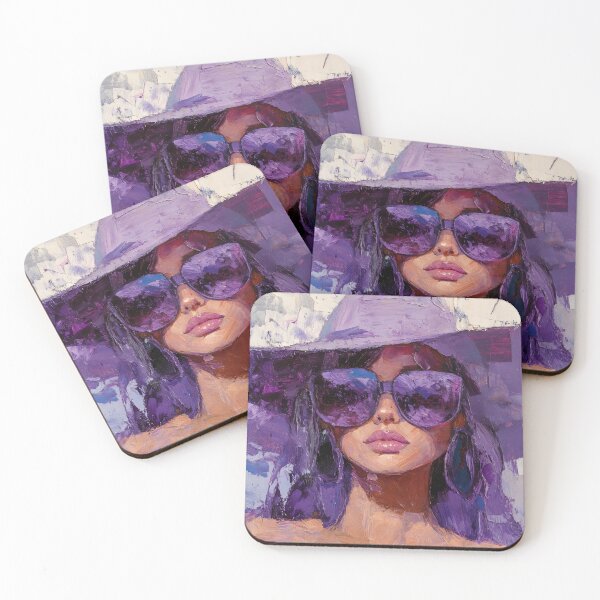 Item preview, Confident in Purple by Elin Norrgård designed and sold by VelvetEchoArt.