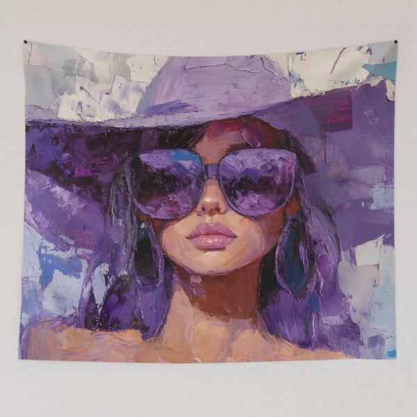 Item preview, Confident in Purple by Elin Norrgård designed and sold by VelvetEchoArt.