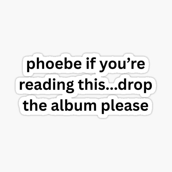 Artikel-Vorschau von Phoebe Bridgers Album, designt und verkauft von hellomichigan.
