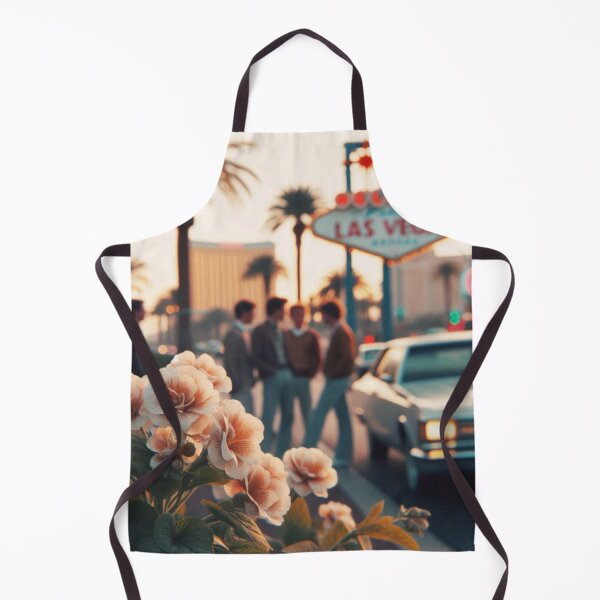 Item preview, 1980s Las Vegas Flowers – AI Black and White Artwork with Floral Focus for Clothing and Accessories for Plant Lovers designed and sold by knalpot-design.