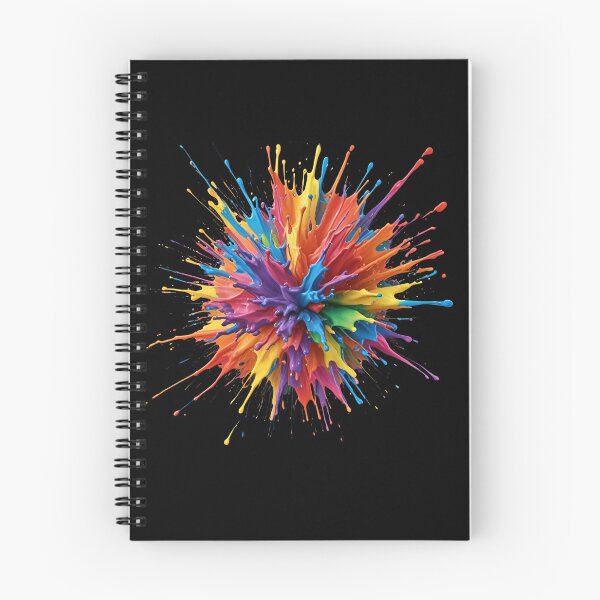 Item preview, Vibrant Paint Explosion Art - Abstract Colorful Burst for Modern Decor designed and sold by gallofoto.
