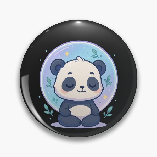 Item preview, Chibi Panda with Emotional Weather – Rain to Rainbow Mood designed and sold by ColorSplash123.