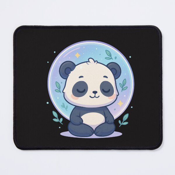 Item preview, Chibi Panda with Emotional Weather – Rain to Rainbow Mood designed and sold by ColorSplash123.