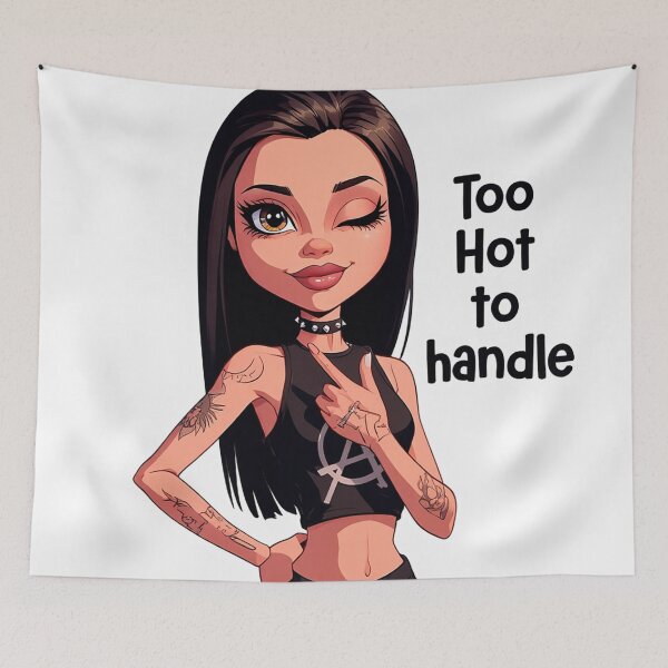 Item preview, Too Hot to Handle motivational designed and sold by Vintage Designs +.