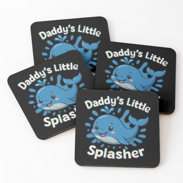 Item preview, Daddy's Little Splasher Cute Baby Whale designed and sold by HandicraftArt.