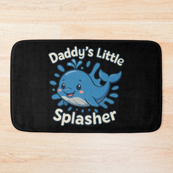 Item preview, Daddy's Little Splasher Cute Baby Whale designed and sold by HandicraftArt.
