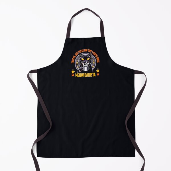 Item preview, Meow barista cool cat coffee lover designed and sold by Pearl67.