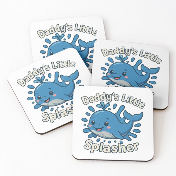 Item preview, Daddy's Little Splasher Cute Baby Whale designed and sold by HandicraftArt.