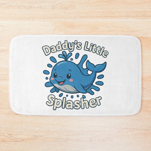 Item preview, Daddy's Little Splasher Cute Baby Whale designed and sold by HandicraftArt.