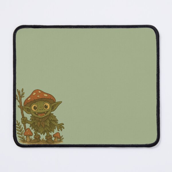 Item preview, Cute Forest Gobbo – Goblincore Woodland Goblin designed and sold by Moss & Mischief.