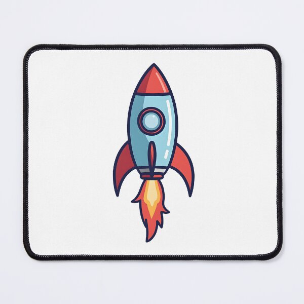 Item preview, Cute Rocket Sticker designed and sold by Trending Designs.