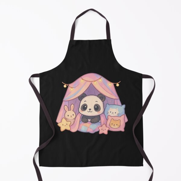 Item preview, Chibi Panda in a Cozy Blanket Fort – Safe Space Comfort Vibes designed and sold by ColorSplash123.