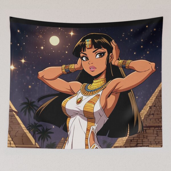 Item preview, Beautiful Ancient Egyptian Priestess artwork designed and sold by Vintage Designs +.