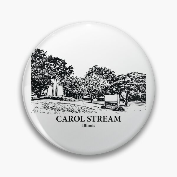 Artikelvorschau, Carol Stream - Illinois entworfen und verkauft von Lakeric Cityscapes.