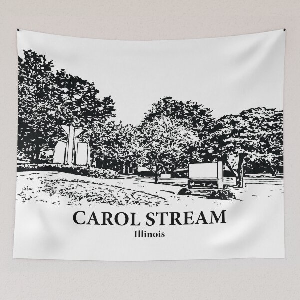 Item preview, Carol Stream - Illinois designed and sold by Lakeric Cityscapes.