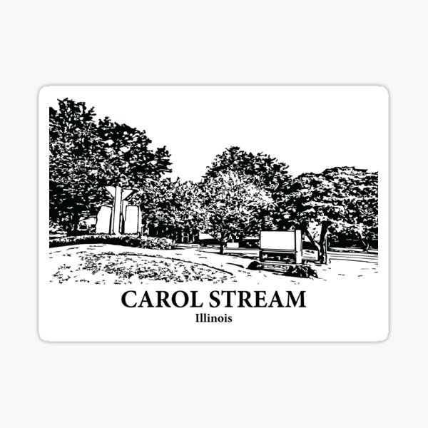 Item preview, Carol Stream - Illinois designed and sold by Lakeric.