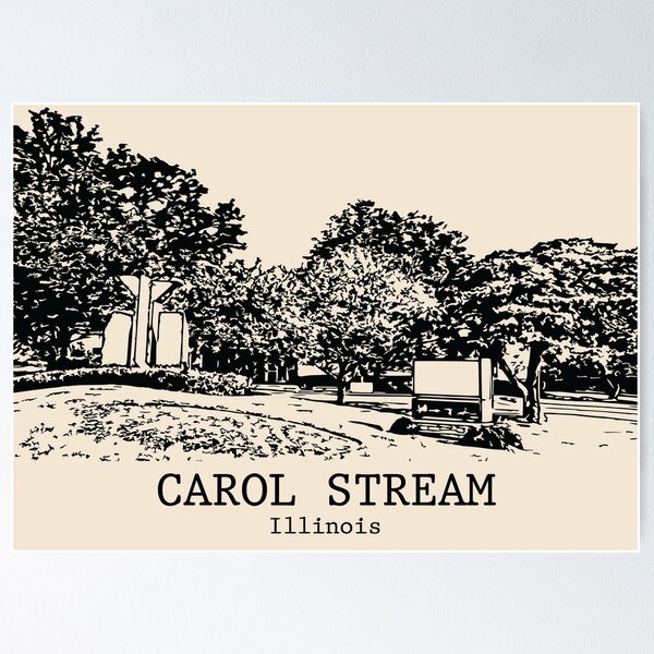 Item preview, Carol Stream - Illinois designed and sold by Lakeric.
