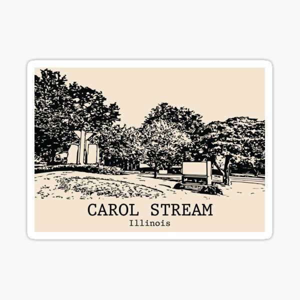 Item preview, Carol Stream - Illinois designed and sold by Lakeric.