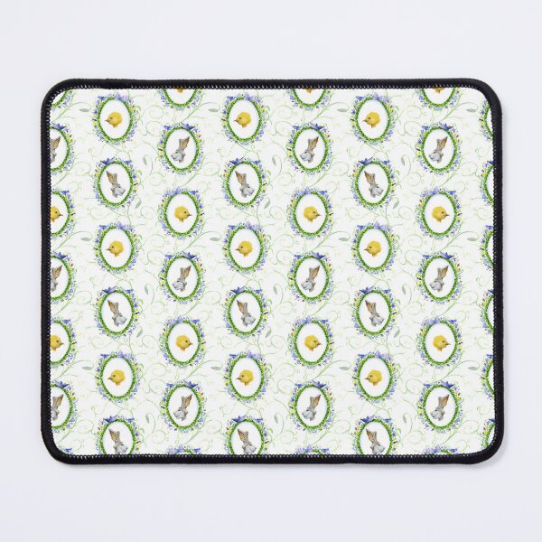 Item preview, Seamless chicken rabbit hand-drawn watercolour pattern designed and sold by Maria Osmachkina.