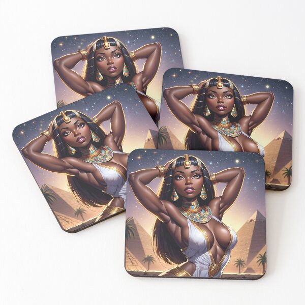 Item preview, Beautiful Ancient Egyptian Priestess artwork designed and sold by Vintage Designs +.