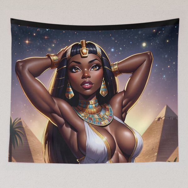 Item preview, Beautiful Ancient Egyptian Priestess artwork designed and sold by Vintage Designs +.