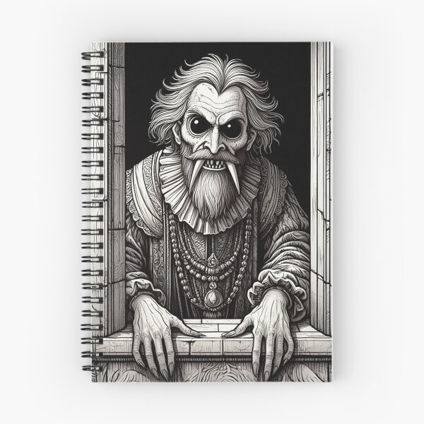 Item preview,  Evil vampire standing staring at you designed and sold by Vintage Designs +.