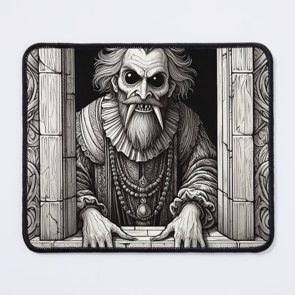 Item preview, Evil vampire standing staring at you designed and sold by Vintage Designs +.