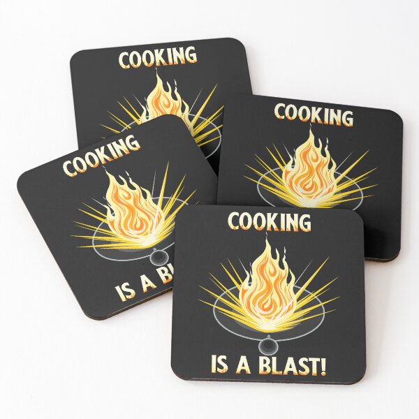 Item preview, Cooking is a Blast Frying Pan Design designed and sold by Jaudaux Designs.