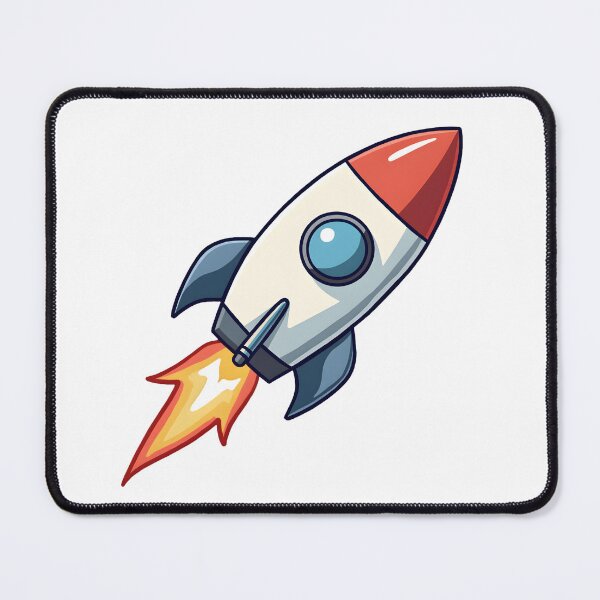 Item preview, Cartoon Rocket designed and sold by Trending Designs.