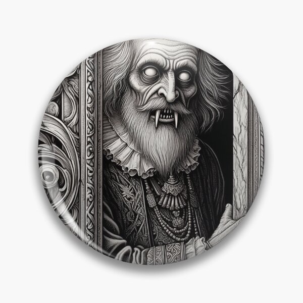 Item preview,   Evil vampire standing staring at you designed and sold by Vintage Designs +.