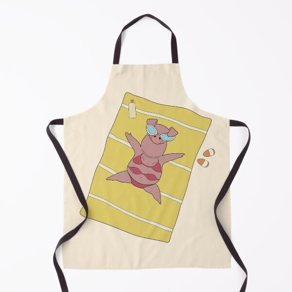 Artikelvorschau, Entspannender Strand, Schwein, Karikatur entworfen und verkauft von majownik.