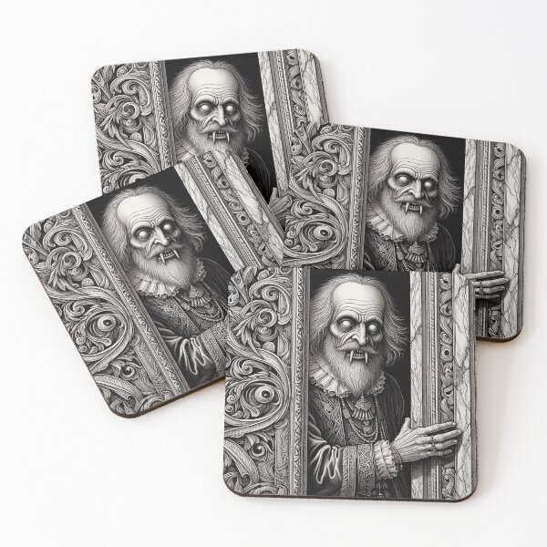 Item preview,   Evil vampire standing staring at you designed and sold by Vintage Designs +.