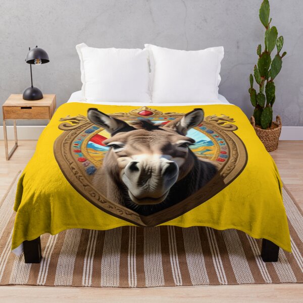 Item preview, DONKEY SHIELD (#FFCC00) designed and sold by Marlon Oseguera.