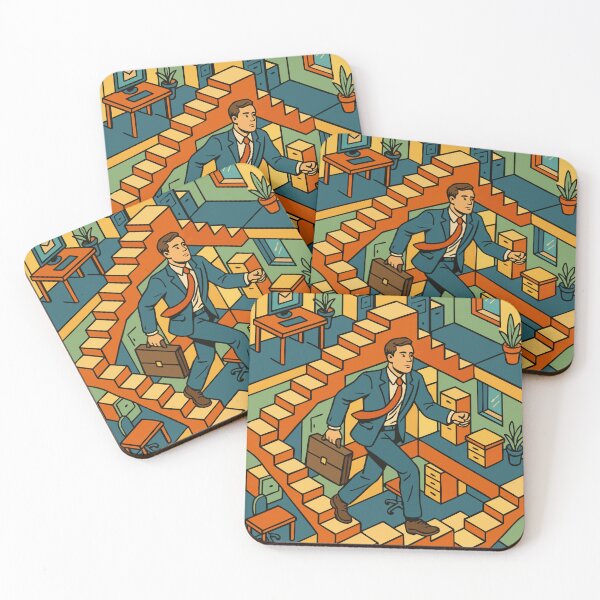 Item preview, Daily Stand-up? More Like Eternal Push – Sisyphean Office Parody designed and sold by Cuckoo Parrot.